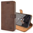thumbnail image 1 of Snakehive Vintage Wallet for Apple iPhone 12 Mini || Real Leather Wallet Phone Case || Genuine Leather with Viewing, 1 of 5