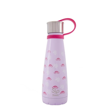 S'ip by S'well Kids Vacuum Insulated Stainless Steel Water Bottle, Unicorn Dream, 10