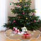 thumbnail image 2 of Falda Eje Borde de tela Grande 48 pulgadas Redondo Interior Exterior Tapete Mesa Navidad Vacaciones Decoraciones, 2 of 4