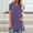 Multicolor, variant on Women Clothing Women's Plus Size Tops , Round Neck Tops Short Sleeve Shirts Loose Solid Tunic Tops, Sizes S-5XL