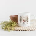 thumbnail image 2 of Like a Snowflake, Different in Our Own Beautiful Way with Watercolor Winter Art Merch Gift, White 11oz Ceramic Mug, 2 of 5