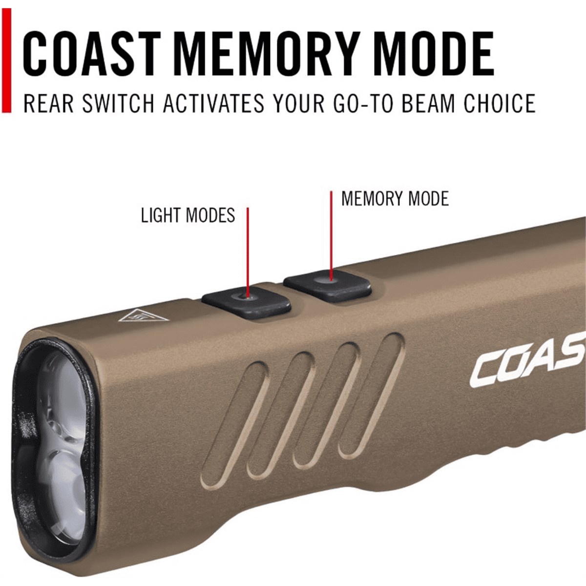 COAST 31104 Slayer Pro, 1150 Lumen Rechargeable Dual Optic Flashlight