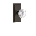 thumbnail image 4 of Grandeur Carbor_Dd_Na Carre Solid Brass Rose Dummy Door Knob Set - Nickel, 4 of 6