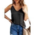 thumbnail image 3 of Lovebay Womens V Neck Spaghetti Strap Tank Tops Summer Sleeveless Shirts Blouses S-2XL, 3 of 4