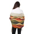 thumbnail image 4 of FORMRS Womens Scarf Winter Soft Long Big Warm Shawls Wrap Tassel Scarves, Abstract Desert Pattern, 4 of 9