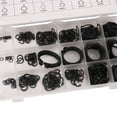 thumbnail image 3 of 300 Piece C-Clips External Snap Ring Black Washer Hardware Cir Clip Retaining Ring Set For Industrial Fasteners 18 Sizes, 3 of 8