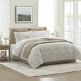 thumbnail image 6 of My Texas House Floral 11-Piece Comforter Set with Sheets, Taupe, Queen, 6 of 16
