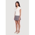 thumbnail image 3 of Women's Contrast Trim Rib Knit Polo Top, 3 of 4