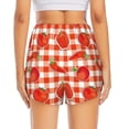thumbnail image 4 of Goofa Tomatoes And Chili Printed Women 2 in 1 Running Shorts,Quick Dry Athletic Workout Shorts,High Waisted Athletic Shorts with Liner Pockets-, 4 of 9
