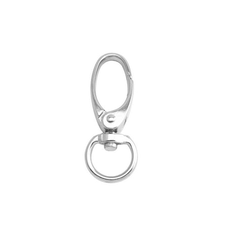 

Fenggtonqii Silvery 0.5 Inner Diameter Oval Ring Olive Buckle Lobster Clasps Swivel Snap Hooks Pack of 60