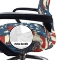 thumbnail image 5 of POLERO Eagle Flag Pattern Computer Desk Chair Protector Cover, Anti Slip Computer Chair Slipcovers Elastic All-in-One Office Chair Cover for Home Office, 5 of 7