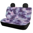 thumbnail image 2 of Pzuqiu Purple Tie Dye Full Set Car Seat Covers - Breathable Durable All Season Fit For SUV Sedan Truck Van, 2 of 10