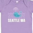 thumbnail image 4 of Inktastic Seattle Washington Cute Whale Travel Boys or Girls Baby Bodysuit, 4 of 5