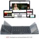 thumbnail image 5 of Innotech Teclado Bluetooth Plegable c/Panel Táctil, Inalámbrico, Portátil, Recargable, Tamaño Completo, Ultrafino, de Bolsillo, p/Tableta Android, Windows, iOS, Teclado Bluetooth 3 Pliegues, 5 of 6