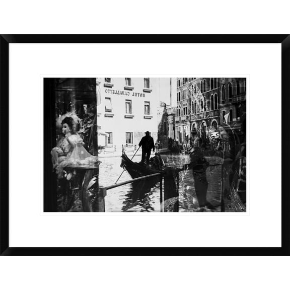 Global Gallery Sasa Krusnik 'Venice Reflections' Framed Wall Art