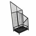 thumbnail image 4 of Soporte para paraguas de metal, color brillante, estable, pequeño, para puerta, color negro, 4 of 10