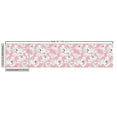 thumbnail image 3 of Ambesonne Spring Fabric by the Yard Upholstery, Soft Cherry Blossom on Pink, 2 Yards, Pale Pink White Brown, 3 of 5