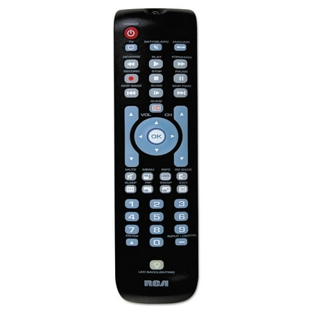 RCA 3-Device Universal Remote Control w/ Green Backlit (Best Programmable Universal Remote)