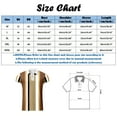 thumbnail image 3 of WZHKSN Men Polo Shirt Summer Casual Stripeprint Turn Down Collar Short Sleeve Tops T Shirts, 3 of 4