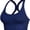 Dark Blue, variant on Sports Bra for Women Medium Support Criss Cross Back Strappy Workout Bra Gym Activewear Top