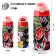 thumbnail image 2 of Power Rangers Stainless Steel Insulated Water Cup for Boys Girls Leakproof Water Bottle with Flip-Flop Lid, 2 of 8