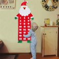thumbnail image 2 of Calendario de Adviento navideño con 24 bolsillos, decoración de adorno de muñeco de nieve y alce de Papá Noel, 2 of 2