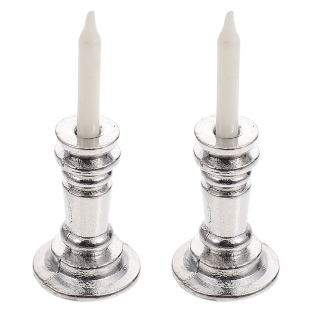KAKOWELY 2 mini candelabros decorativos para bricolaje, regalo único para niños