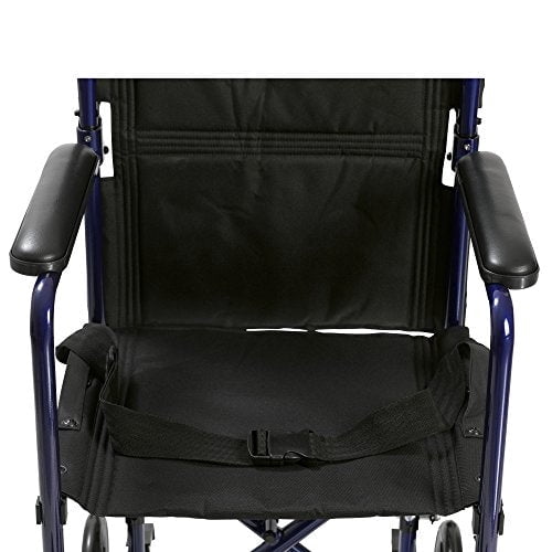 Drive Medical Lightweight Blue Transport Wheelchair