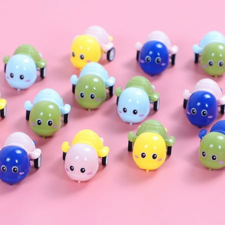 

SPRING PARK 5Pcs Little Turtle Toy Attractive Entertainment Plastic Children Car toy for Kids