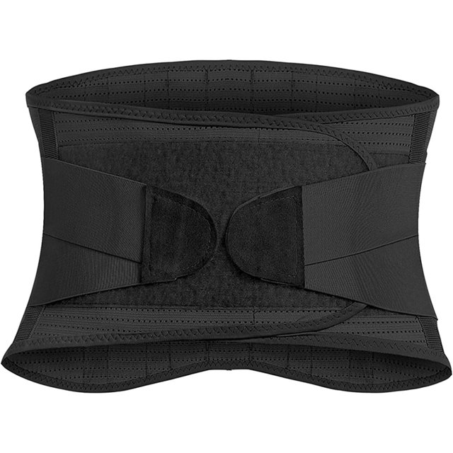 Back Brace for Lower Back Relief with 4 Stays, Breathable Back Support Belt Anti-Skid Lumbar Support Belt for Work
