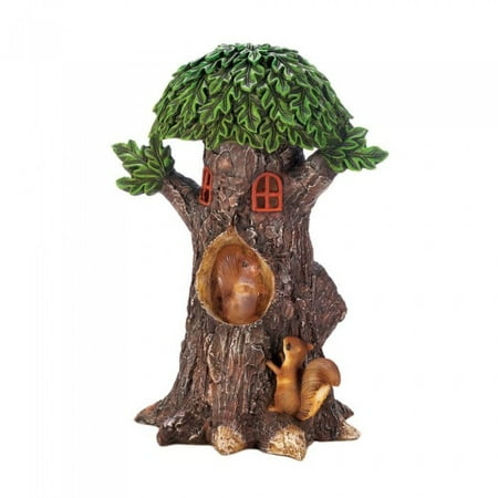 Playful Squirrels - SOLAR PLAYFUL SQUIRRELS TREEHOUSE