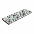 thumbnail image 1 of Dogs Bench Pad, Boston Terriers and Colorful Flowers Blossoming Springtime Theme with Butterflies, HR Foam Cushion with Decorative Fabric Cover, 45" x 15" x 2", Multicolor, by Ambesonne, 1 of 3