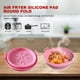 thumbnail image 5 of Sartén de silicona para freidora de aire antiadherente para horno para accesorios de cocina (rosa) Likrtyny Libre de BPA, 5 of 9