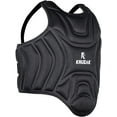 thumbnail image 2 of Kruzak Boxing Body Protector, MMA Training Equipment, Chest Shield for Upper Body and Ribs, Black (S/M), 2 of 3