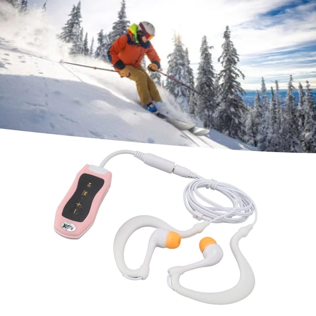 Reproductor de mp3 a PrueBa de Agua Para Nadar, Reproductor de Mp3 Ipx8 Reproductor de Mp3 A Prueba de Agua Reproductor de Música USB 2.0 Coneuriculares recargables A Prueba De