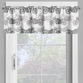 thumbnail image 2 of Ambesonne Motorcycle Valance Pack of 2, Details in Grayscale, 42"X12", Grey White Black, 2 of 5