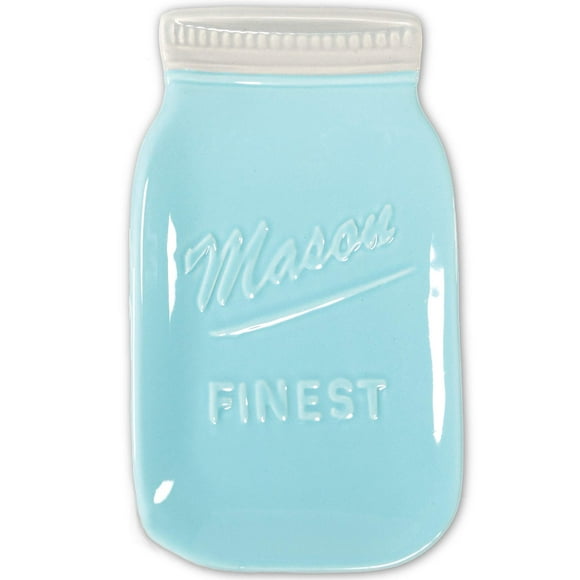 Blue Mason Support de Cuillère en Pot - Porte-Cuillère pour Cuisinière - Porte-Louche en Céramique pour Ustensiles de Cuisine Design Rustique, Antique, Ferme