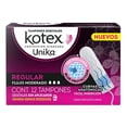 thumbnail image 1 of Tampones Kotex Unika regular flujo moderado 12 pzas, 1 of 4