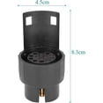thumbnail image 4 of Adaptador de enchufe de enganche de remolque de 7 a 13 pines, 12 V, para coche, remolque, caravana, adaptador de enchufe de remolque de 7 a 13 polos, 4 of 4