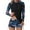 Black, variant on Otvok Swimsuits for Women 2 Piece Bathing Suit Rash Guard Swimsuit Surfing Wetsuit Swimwear Boyshort Upf 50+