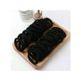 thumbnail image 6 of Women 40pcs/Bag Black Elastic Hairband Classical Hair Ropes Ponytail Holder Hair Ring Durable Rubber Hair Ties, 6 of 6