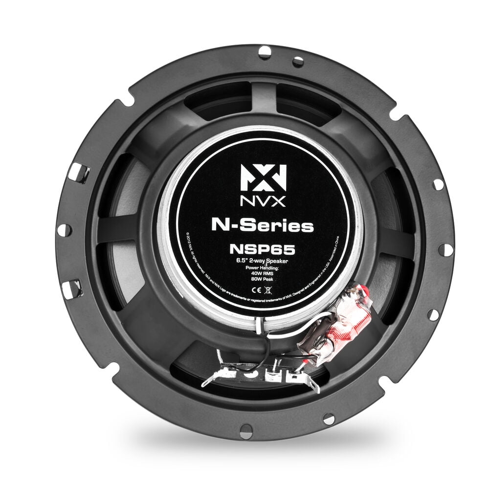 NVX Rear Door 6.5" 2-Way Coaxial Car Speaker Replacement Package 2003-2008 Honda Pilot 540W Peak