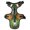 Traditional Color Matching, variant on Pet Vest For Walking With Handle Adjustable Reflective Dog Cat Harness Bats White Flowers