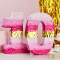 Number 0 Pinata, Pink and Gold for Girls 10th Birthday Party ...