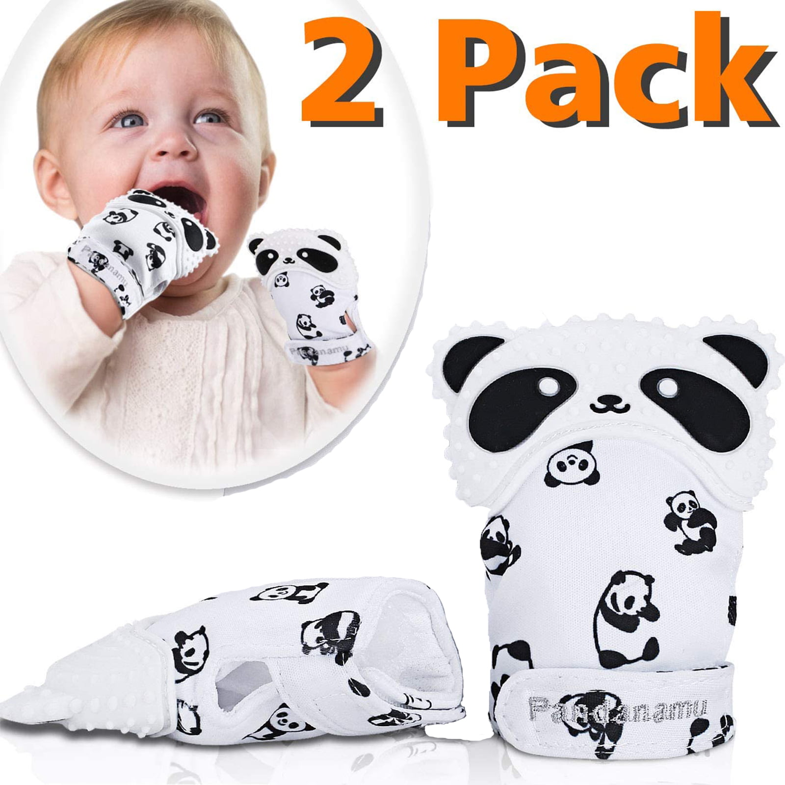 Kitchen Tools & Gadgets Kitchen, Dining & Bar NEPAK 4 Pack Baby Teething  Mitt,Babies Glove Stimulating Teether Toys for Boys & HE1086437