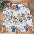 thumbnail image 4 of Fall Pumpkin Kitchen Towels Set of 2, Water Absorbent Dish Towel, Thanksgiving Blue White Orange Plants Wood Decorative Hand Towels - Quick Drying Cloth for Cooking Baking, 18x28 Inch, 4 of 8