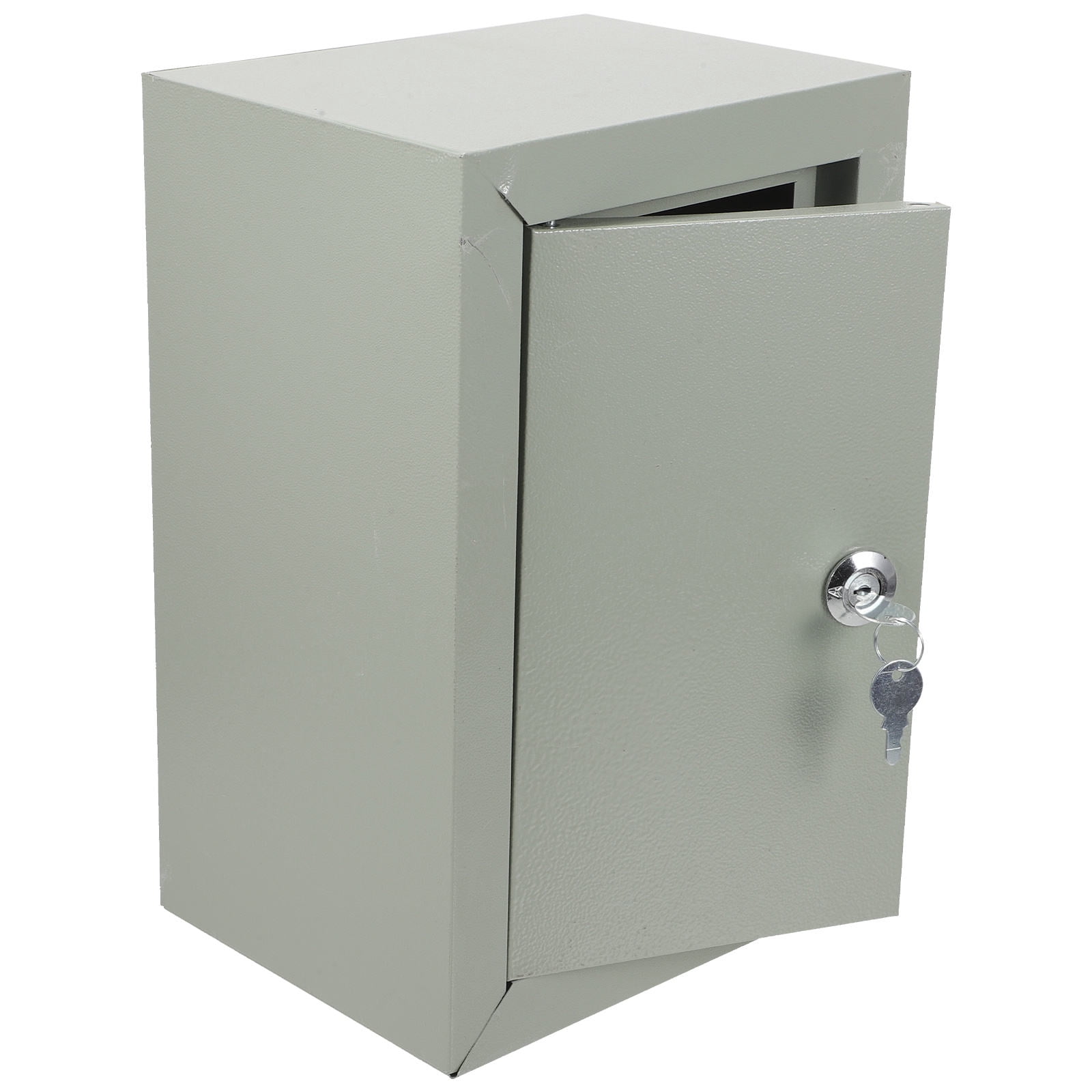 OUNONA Outdoor Breaker Box Metal Project Box Weatherproof Electrical Enclosure Light Grey