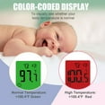 thumbnail image 5 of Amplim No Touch Forehead Thermometer, Touchless Digital IR Infrared Thermometer for Babies, Kids, Teens, Adults | Accurate Medical Grade, FSA HSA Approved | Fever Alarm, Auto Off | Pink, 5 of 7