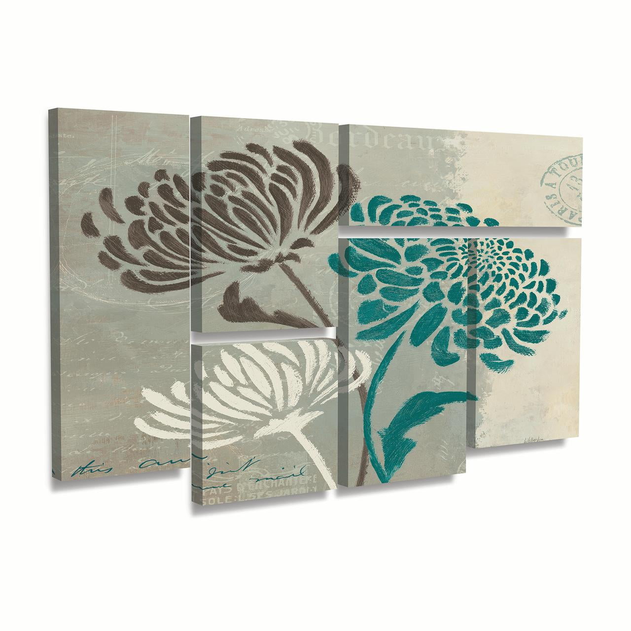 Trademark Fine Art 'Chrysanthemums II' Canvas Art by Wellington Studio