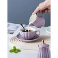 thumbnail image 5 of Serve for 6- Fine China Pink Coffee Cup/Teacup Set, 8 OZ Cups& Saucer, with Teapot-Sugar Bowl-Cream Pitcher Teaspoons and tea strainer for Tea/Coffee, 5 of 5